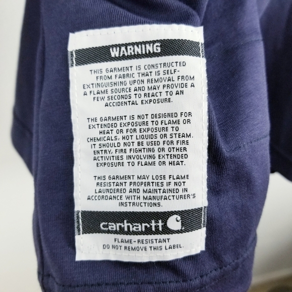 Carhartt Force Flame-Resistant Cotton Long-Sleeve T-Shirt 2XL - Picture 8 of 11